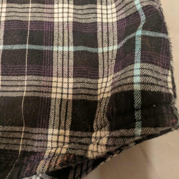 Boston Traders  Mens Large Hooded Fleece Lined Plaid Shirt Jacket Pullover - Picture 8 of 8